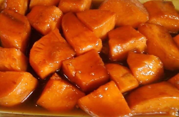 Maple Baked Glazed Yams Bascom